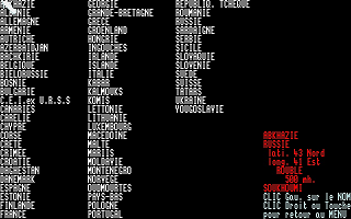 Planète Bleue atari screenshot